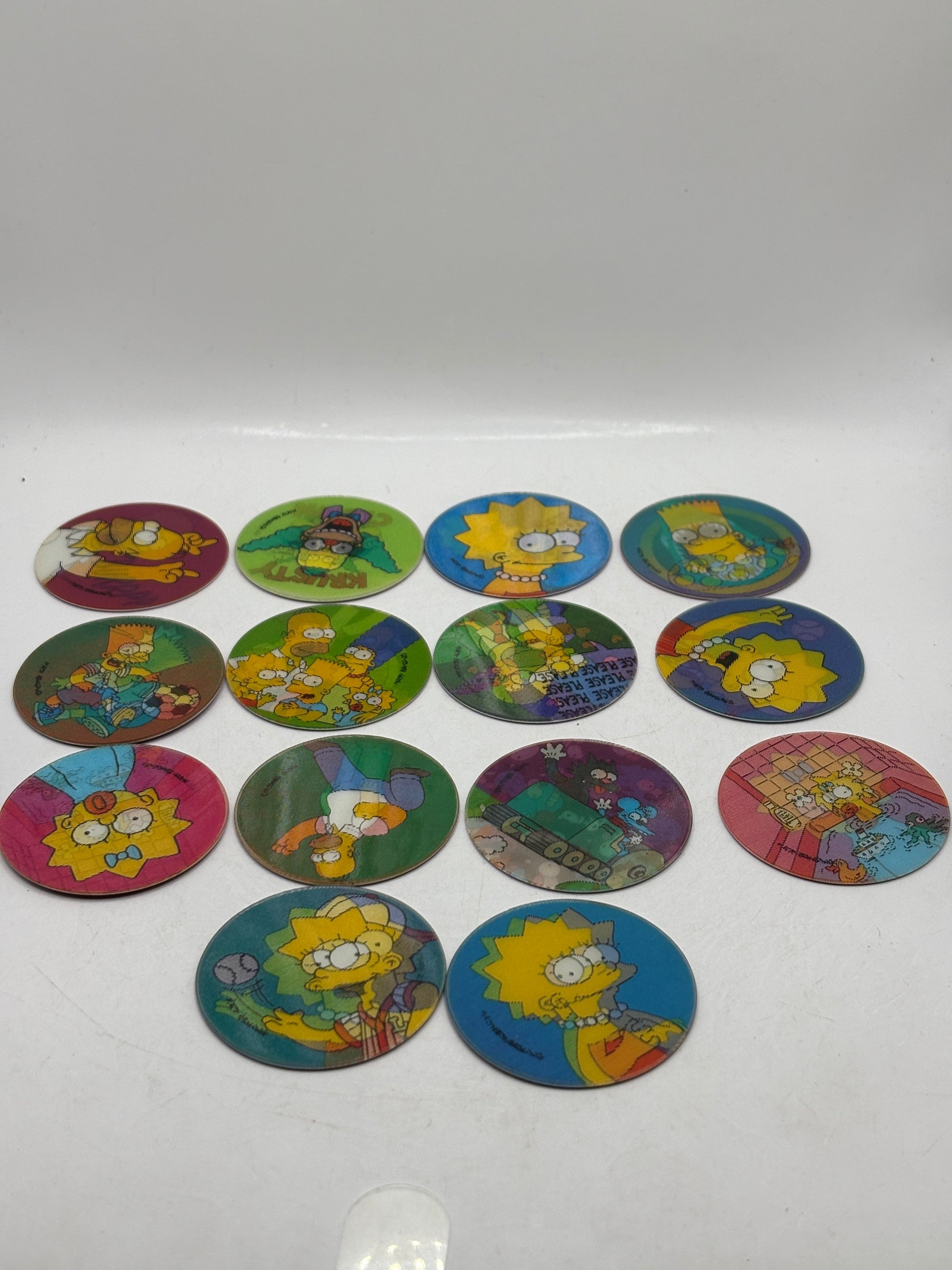 The Simpsons Tazo Magic Motion Lot Vintage 1990s FRENLY BRICKS - Open 7 Days