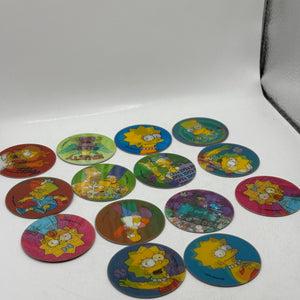 The Simpsons Tazo Magic Motion Lot Vintage 1990s FRENLY BRICKS - Open 7 Days