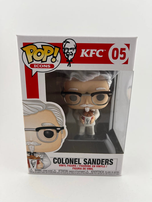 Funko POP Icons KFC Colonel Sanders #05 Exclusive New in Box + Combined Shipping FRENLY BRICKS - Open 7 Days