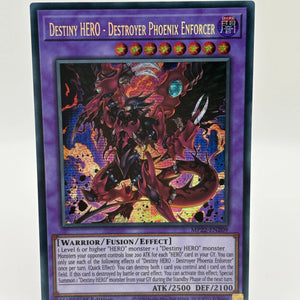 Yu-Gi-Oh! TCG Destiny HERO - Destroyer Phoenix Enforcer MP22-EN209 Secret Rare LP FRENLY BRICKS - Open 7 Days