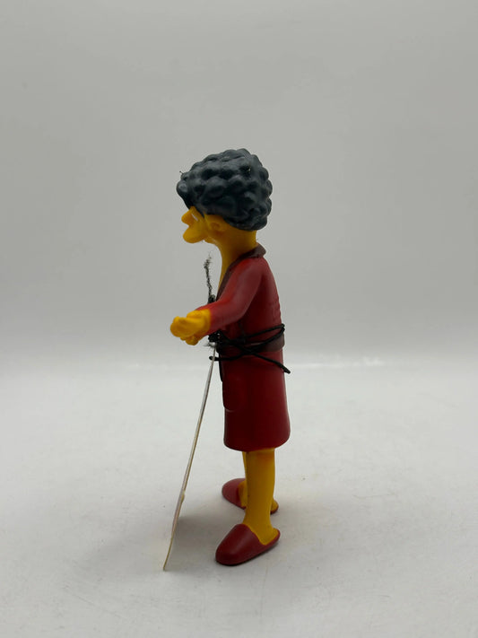 The Simpsons Figure (2009) - Handsome Moe with Tag FRENLY BRICKS - Open 7 Days