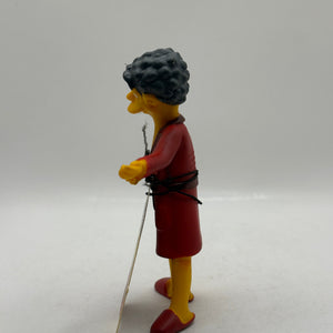 The Simpsons Figure (2009) - Handsome Moe with Tag FRENLY BRICKS - Open 7 Days