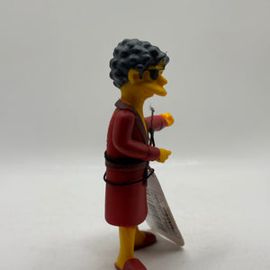 The Simpsons Figure (2009) - Handsome Moe with Tag FRENLY BRICKS - Open 7 Days
