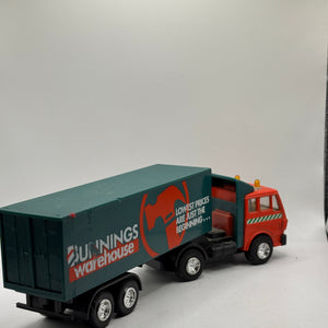Bunnings Warehouse Truck with Trailer Vehicle Figure Loose FRENLY BRICKS - Open 7 Days
