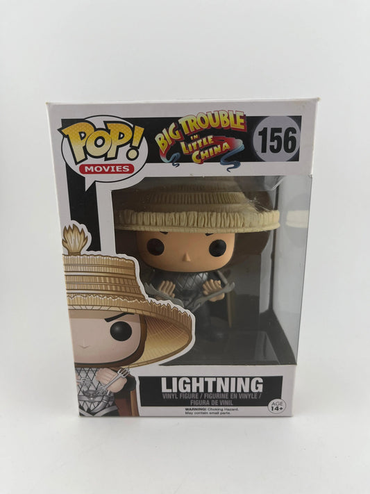 Funko POP Movies Big Trouble In Little China LIGHTNING #156 Vinyl Figure WORN FRENLY BRICKS - Open 7 Days