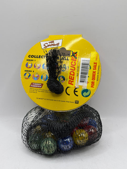 2003 The Simpsons Collectable Marble + 18 Assorted Play Marbles FRENLY BRICKS - Open 7 Days