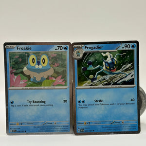 Greninja EX SVP132 Promo Card Holo - Frogadier and Froakie Cosmo Foil NM FRENLY BRICKS - Open 7 Days