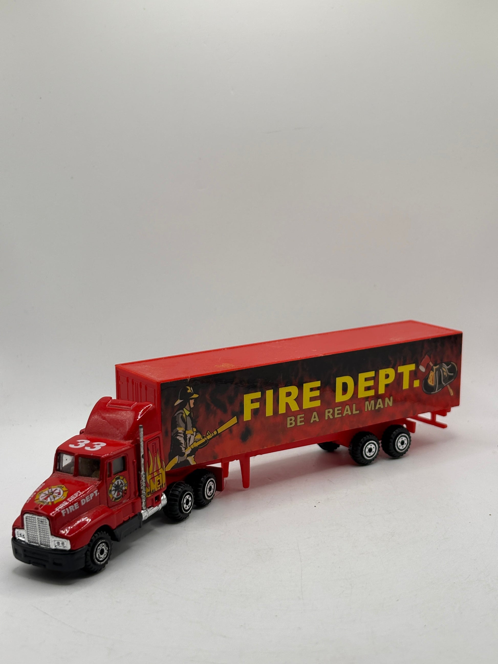 Rare Pro-Engine Fire Department Truck "Be a Real Man"  Japanese Release Loose FRENLY BRICKS - Open 7 Days
