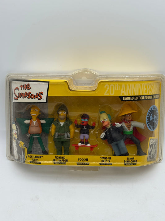 The Simpsons 20th Anniversary Limited Edition 5 Figurine Collection Season 6-10 FRENLY BRICKS - Open 7 Days