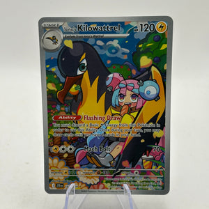 Pokemon TCG Journey Together - Iono’s Kilowattrel 163/159 Illustration Rare NM FRENLY BRICKS - Open 7 Days