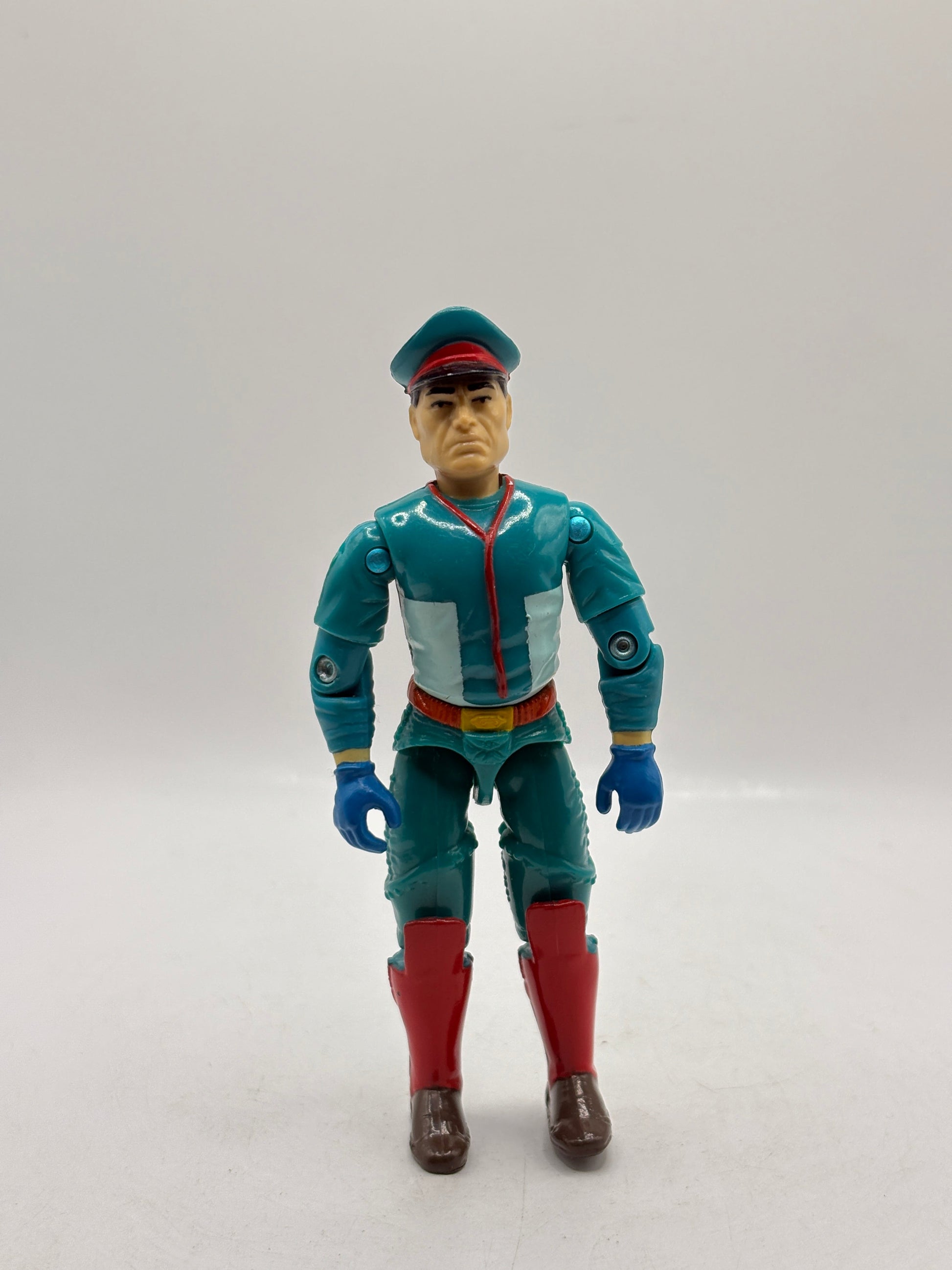 1993 GI JOE Capcom Street Fighter 2 M. Bison Action Figure Vintage v2 Blue FRENLY BRICKS - Open 7 Days