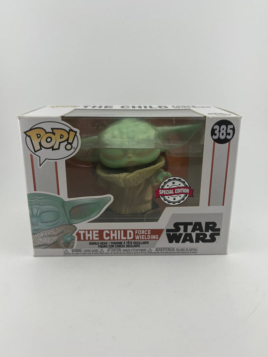 Funko POP! Star Wars Mandalorian The Child Force Wielding #385 +combinedshipping FRENLY BRICKS - Open 7 Days