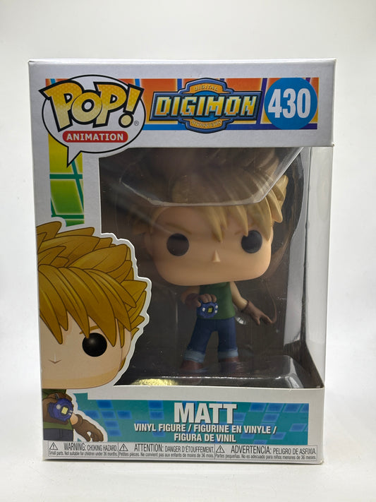 Funko POP! Animation Digimon #430 Matt Vinyl Figure