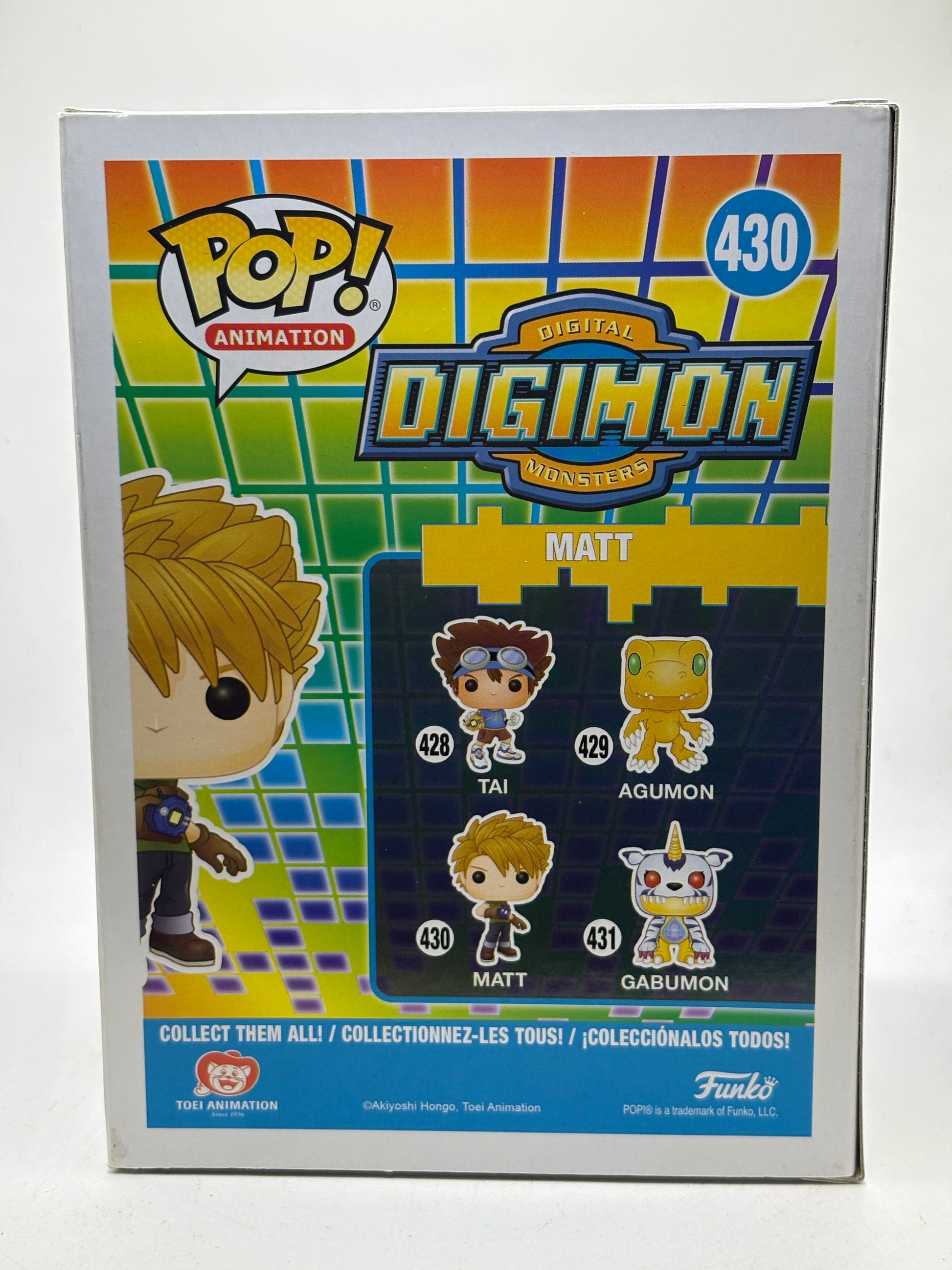 Funko POP! Animation Digimon #430 Matt Vinyl Figure image 3