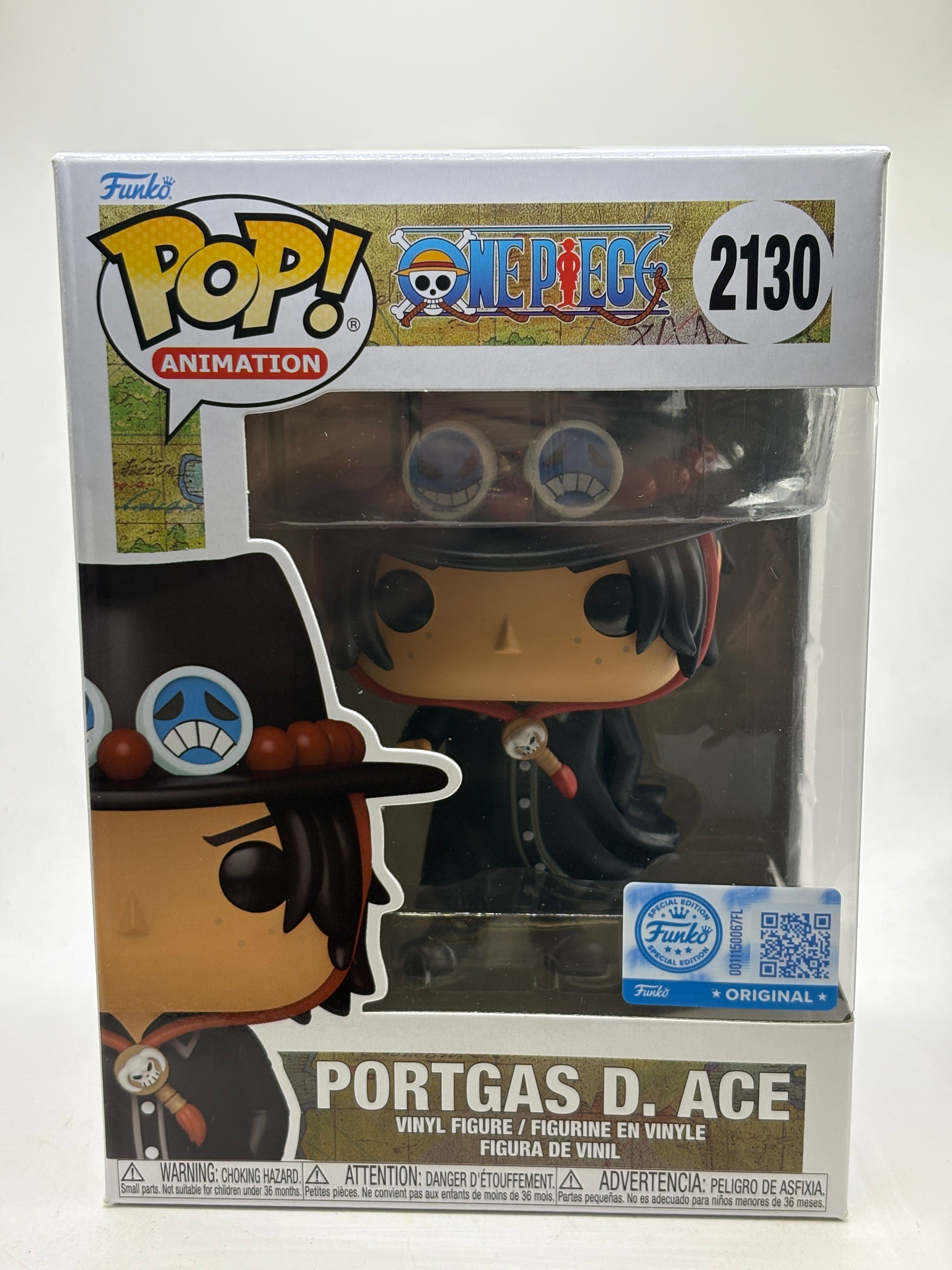 Funko POP! Animation One Piece #2130 Portgas D. Ace Vinyl Figure (1) image 1