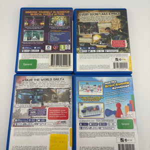 PlayStation Vita Video Game Lot - Unit 13 / Uncharted / Smart As / Lumimes FRENLY BRICKS - Open 7 Days