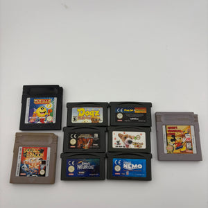 Nintendo GameBoy Advance Video Game Cartridge Lot - Star Wars / Pac-man + more FRENLY BRICKS - Open 7 Days