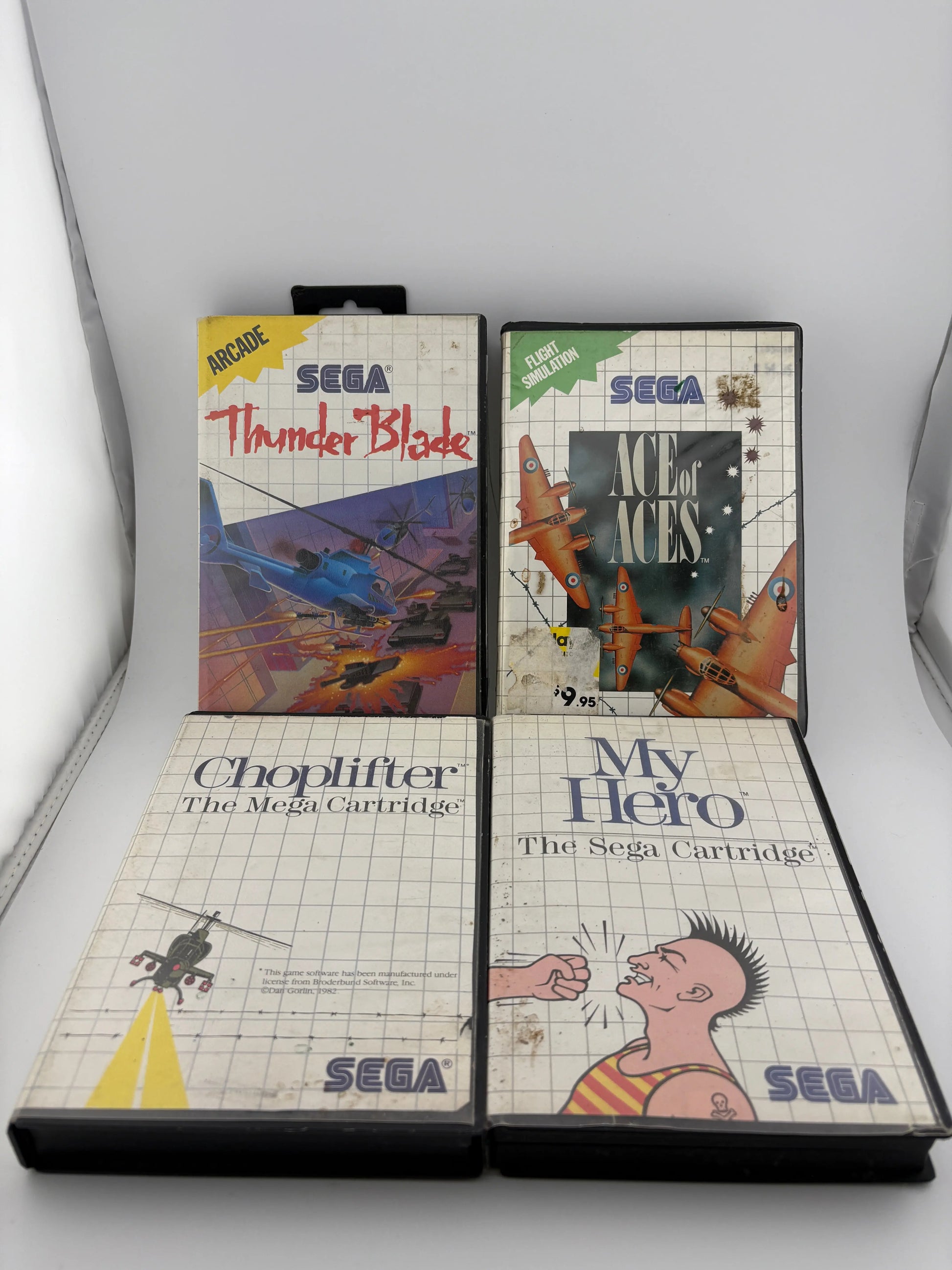Vintage SEGA Video Game Lot - Ace of Aces / Thunder Blade + more FRENLY BRICKS - Open 7 Days