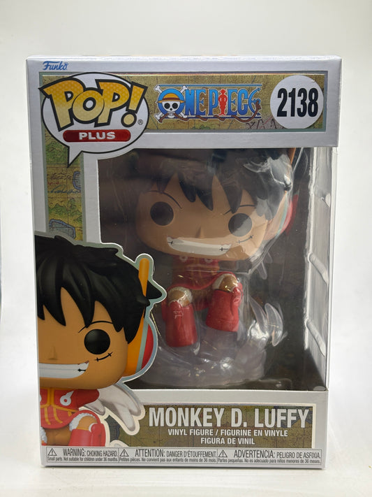 Funko POP! Plus One Piece #2138 Monkey D. Luffy Metallic Vinyl Figure (2)