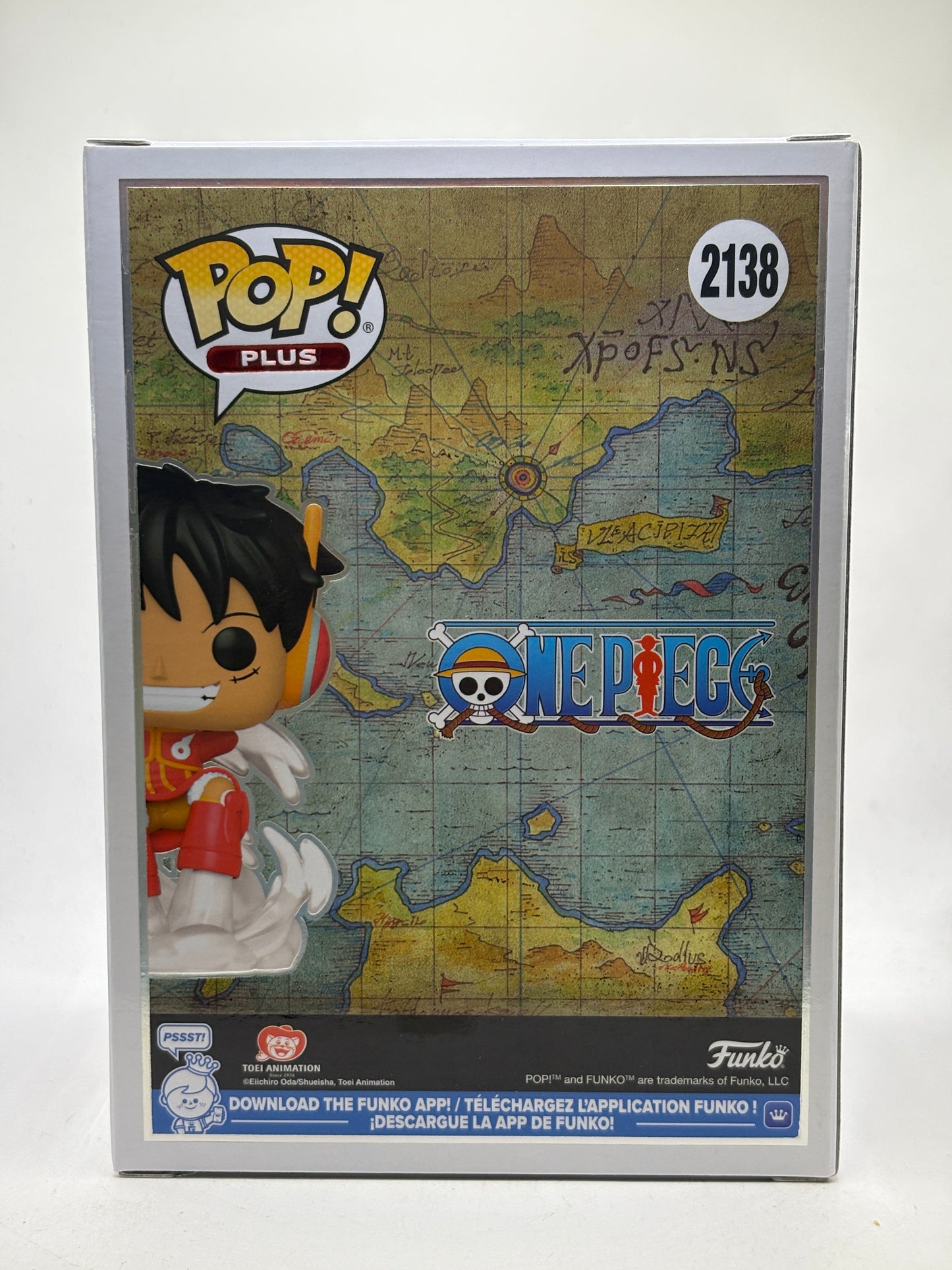 Funko POP! Plus One Piece #2138 Monkey D. Luffy Metallic Vinyl Figure (2)