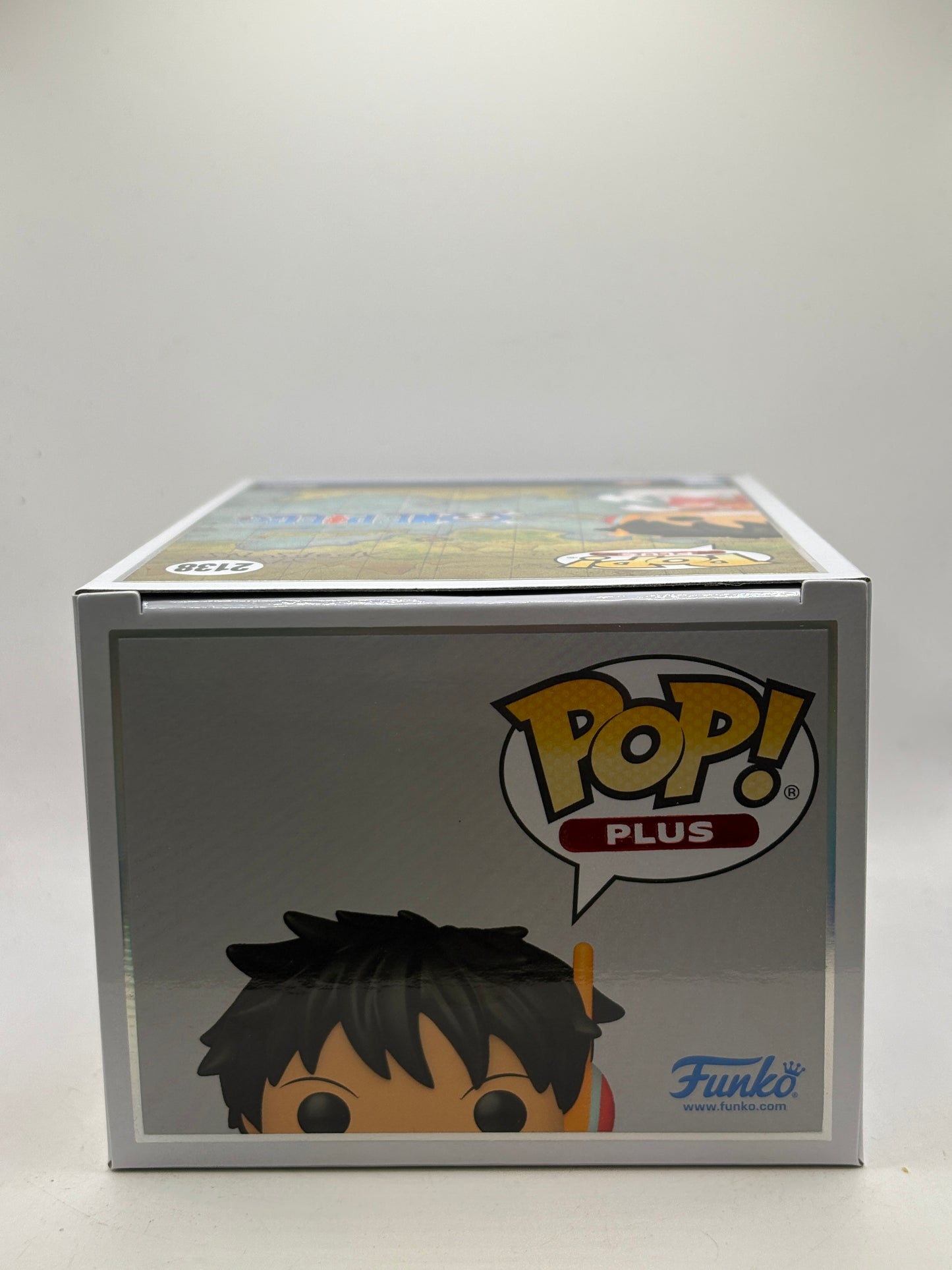 Funko POP! Plus One Piece #2138 Monkey D. Luffy Metallic Vinyl Figure (2)