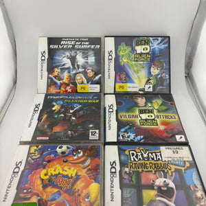 Nintendo DS Video Game Lot - Ben 10 Alien Force / Crash Bandicoot & More! (4) FRENLY BRICKS - Open 7 Days