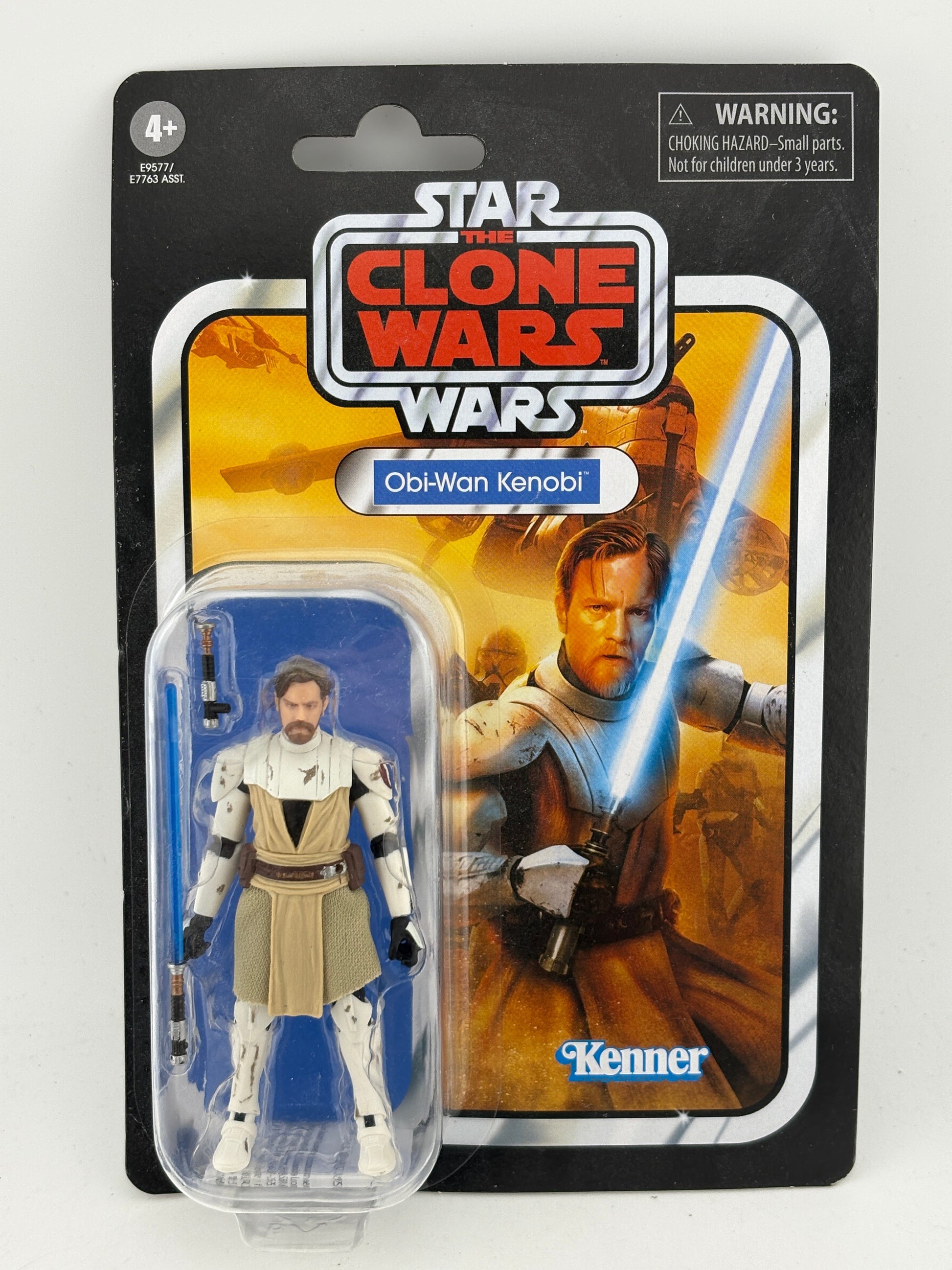 Star Wars The Clone Wars Kenner Action Figure Obi-Wan Kenobi Sealed FRENLY BRICKS - Open 7 Days