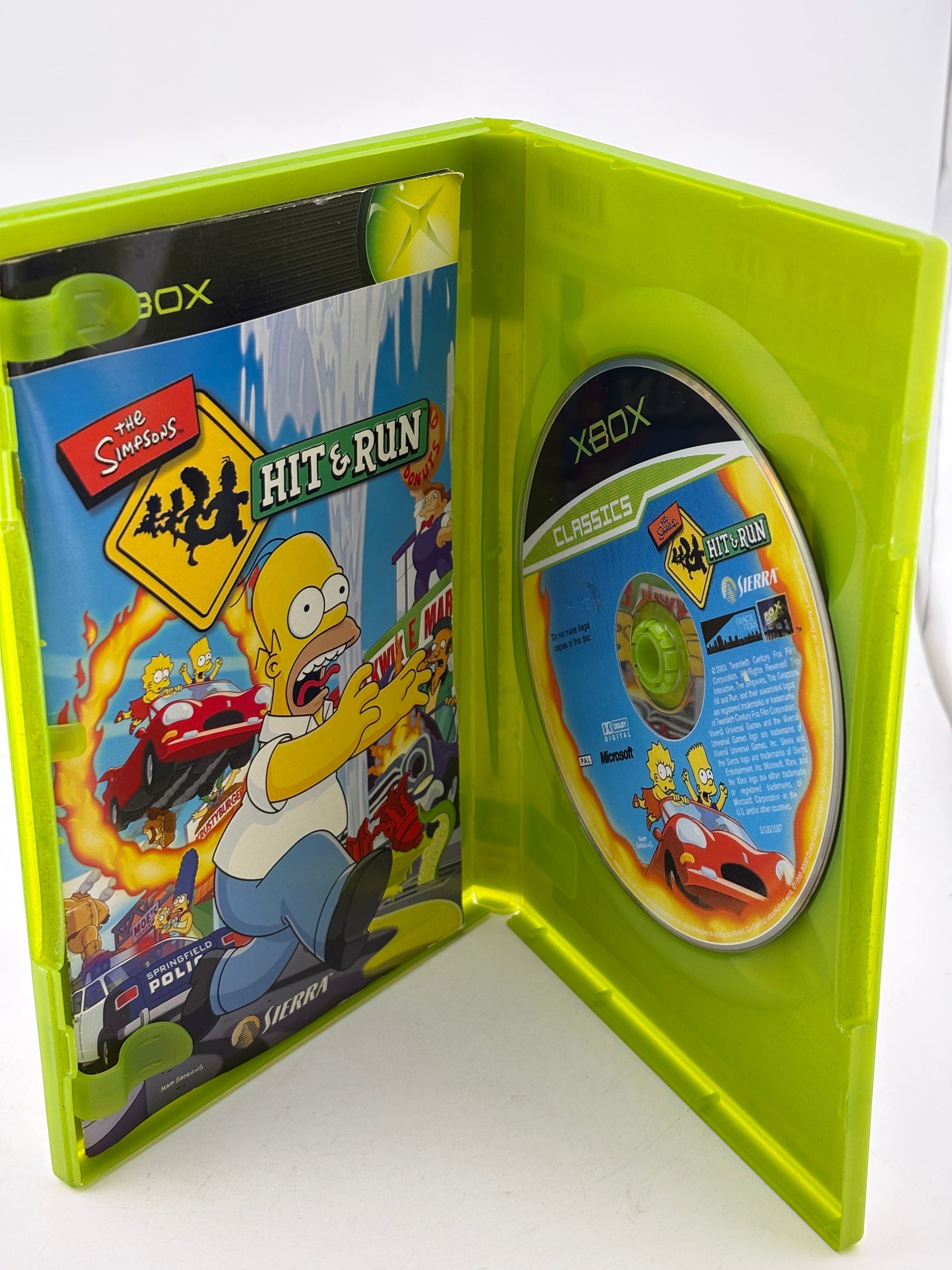 The Simpsons Hit & and Run - Xbox Classics Complete With Manual FRENLY BRICKS - Open 7 Days