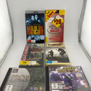 Original Playstation & PSP Movie / Music Lot - World Tour Golf / Iron Maiden + more Lot 1 FRENLY BRICKS - Open 7 Days