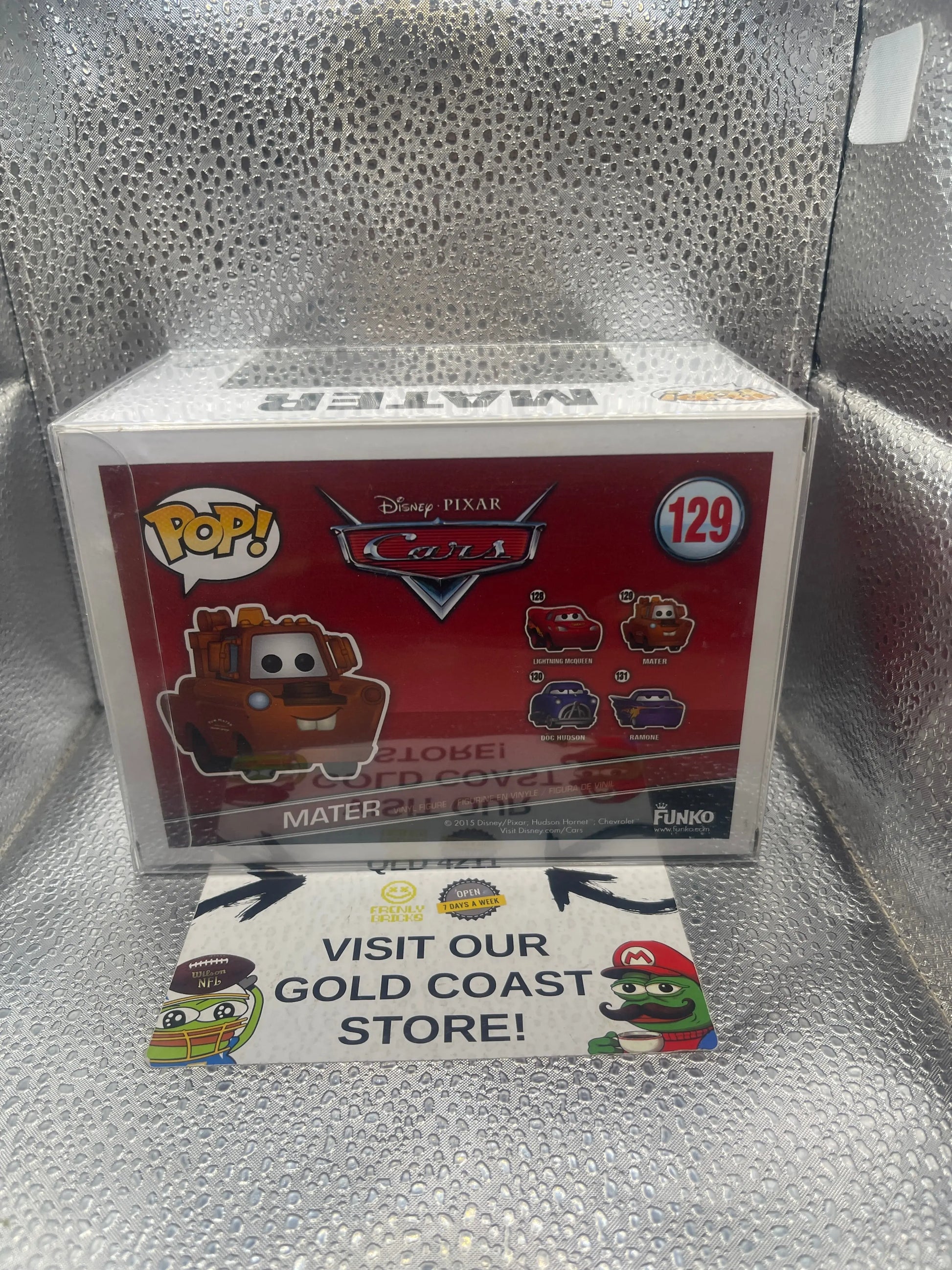 Funko POP! Disney Cars #129 Mater *Rare* FRENLY BRICKS - Open 7 Days