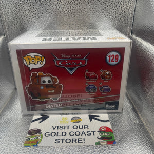 Funko POP! Disney Cars #129 Mater *Rare* FRENLY BRICKS - Open 7 Days