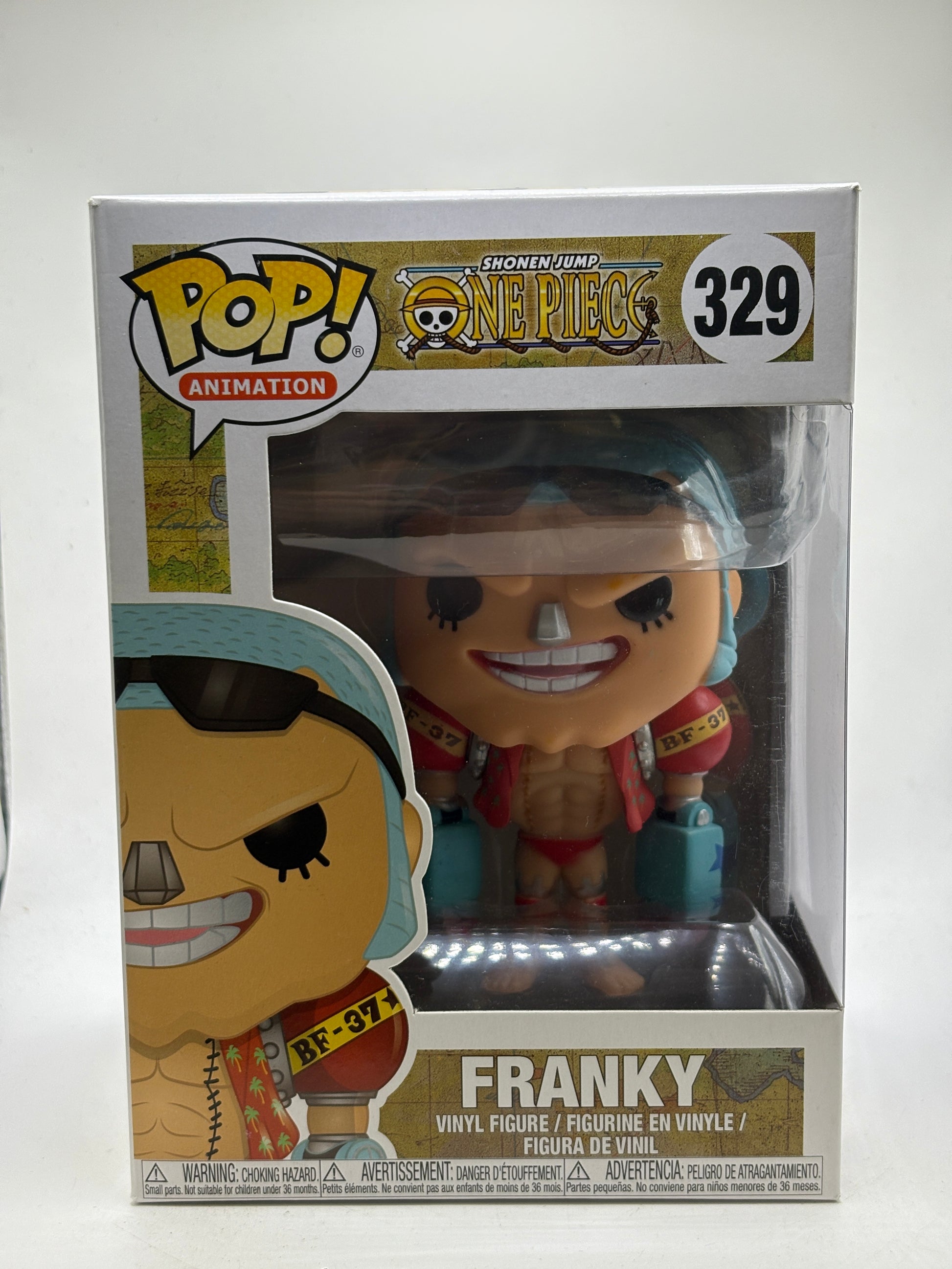 Funko POP! Animation One Piece #329 Franky Vinyl Figure 2017 image 1