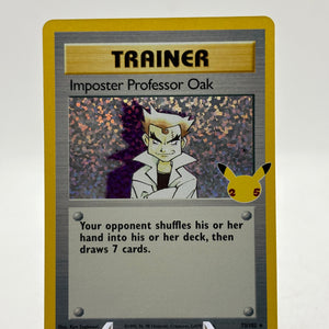 Pokemon TCG Celebrations Classic Collection - Imposter Professor Oak 73/102 NM FRENLY BRICKS - Open 7 Days