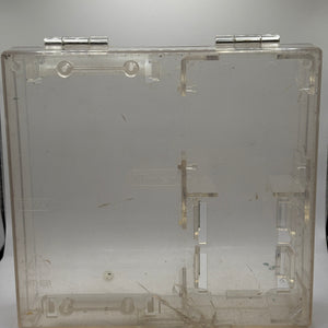 Official Nintendo Game Boy Clear Plastic OEM Play it Loud Hard Case Damage FRENLY BRICKS - Open 7 Days