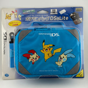 Pokémon Carrying Case  Pikachu Plusle Minun Blue Nintendo DS/3DS SEALED NEW W CARD FRENLY BRICKS - Open 7 Days