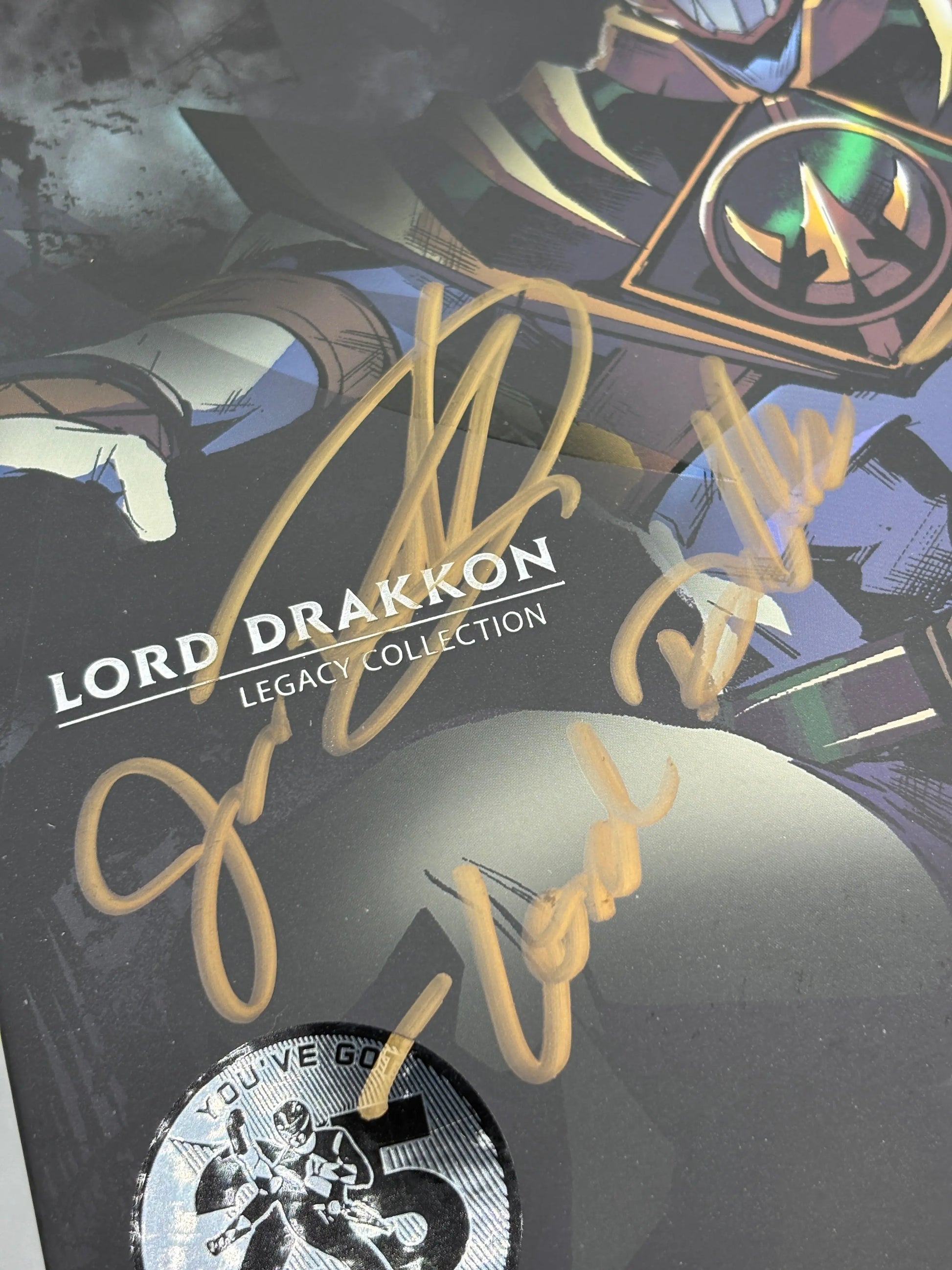 Bandai Saban’s Power Rangers 25 Years - Lord Drakkon Legacy Collection Signed FRENLY BRICKS - Open 7 Days