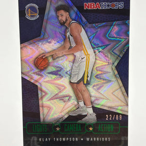 2020 Klay Thopmpson /89 Lights Camera Action Green Explosion FRENLY BRICKS - Open 7 Days