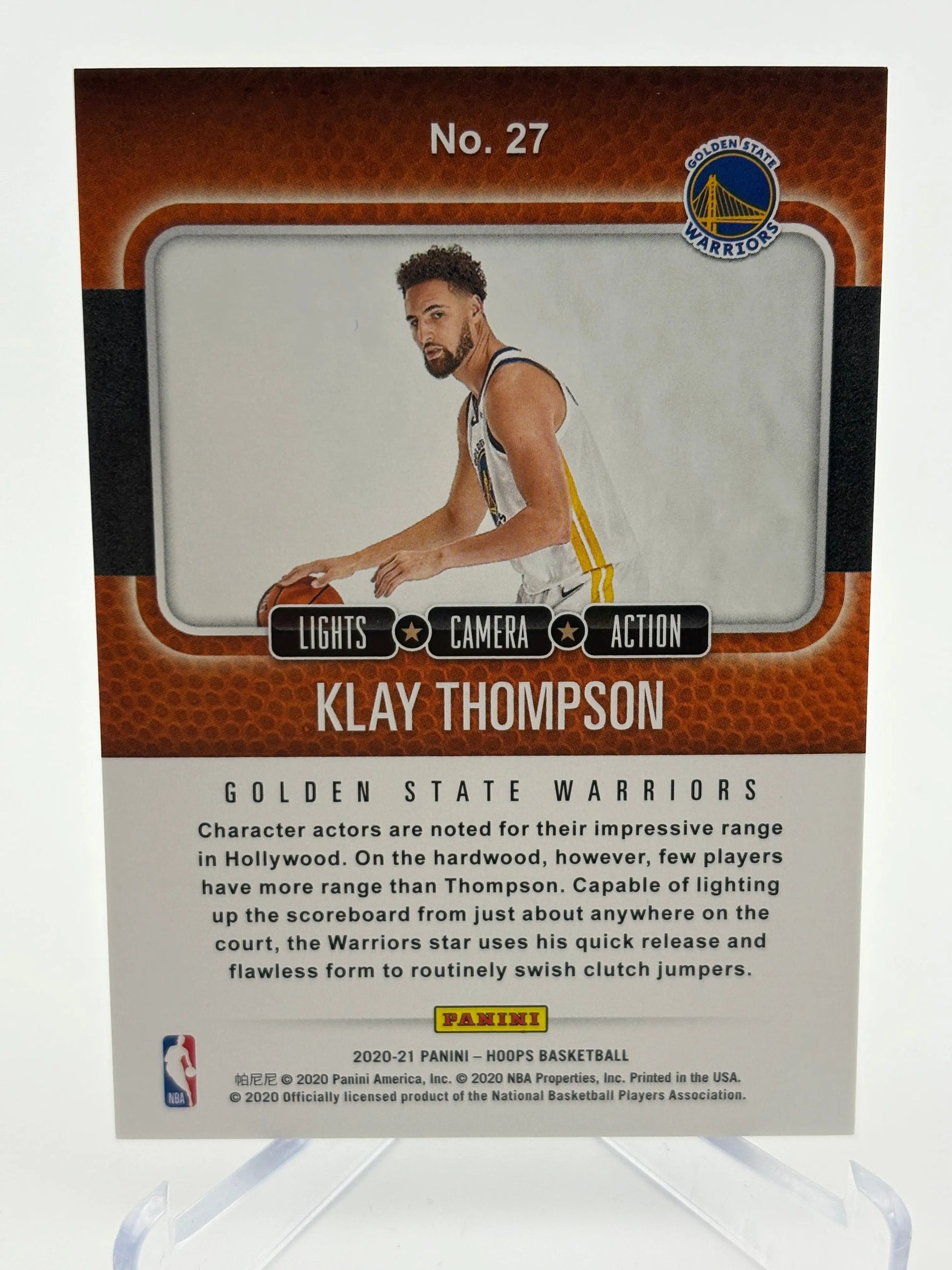 2020 Klay Thopmpson /89 Lights Camera Action Green Explosion FRENLY BRICKS - Open 7 Days