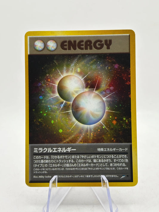 Pokemon TCG 2001 Japanese Neo Destiny - Miracle Energy Holo Rare MP FRENLY BRICKS - Open 7 Days