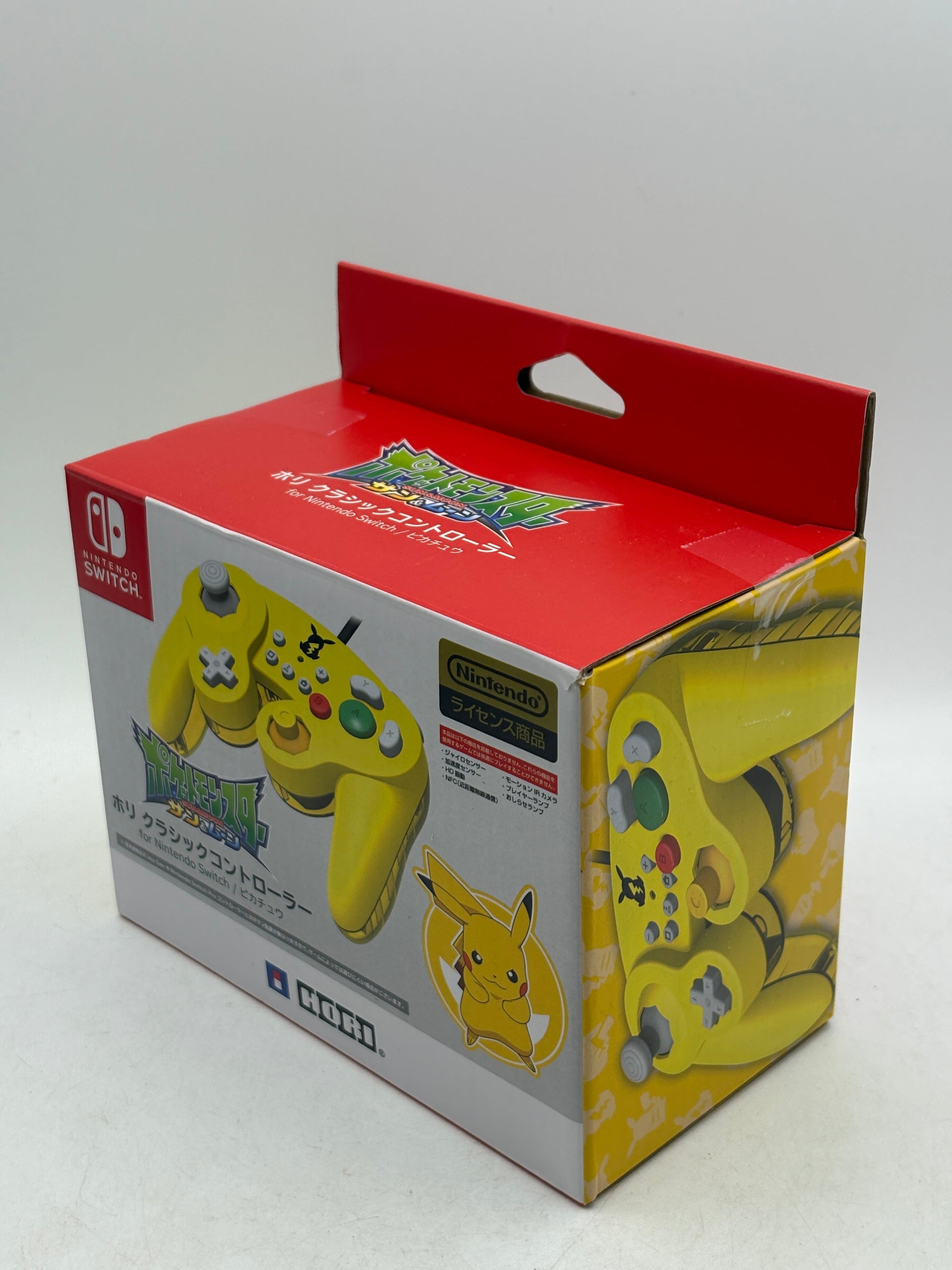 Nintendo Pokemon Pikachu Hori Classic Controller  Switch NEW FRENLY BRICKS - Open 7 Days