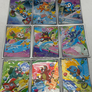 Pokemon First Partner Illustration Collection 30th anniversary Full set Series 1 NM FRENLY BRICKS - Open 7 Days