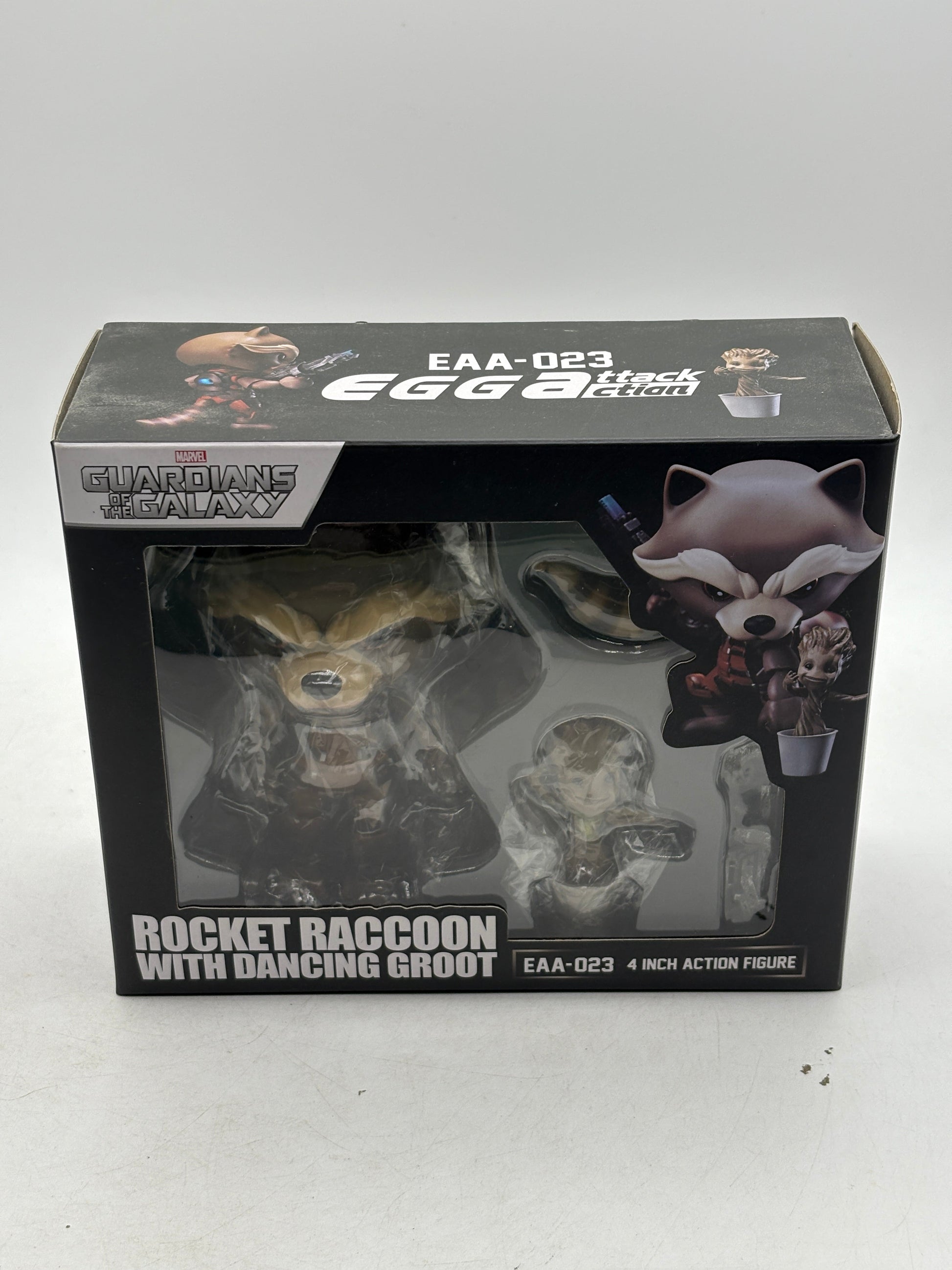 NEW! GOTG Rocket Raccoon & Dancing Groot Egg Attack Figure Beast Kingdom EAA-023 FRENLY BRICKS - Open 7 Days