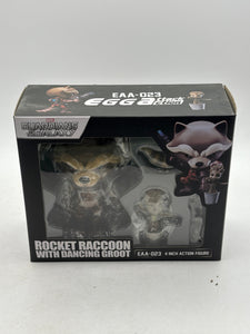 NEW! GOTG Rocket Raccoon & Dancing Groot Egg Attack Figure Beast Kingdom EAA-023