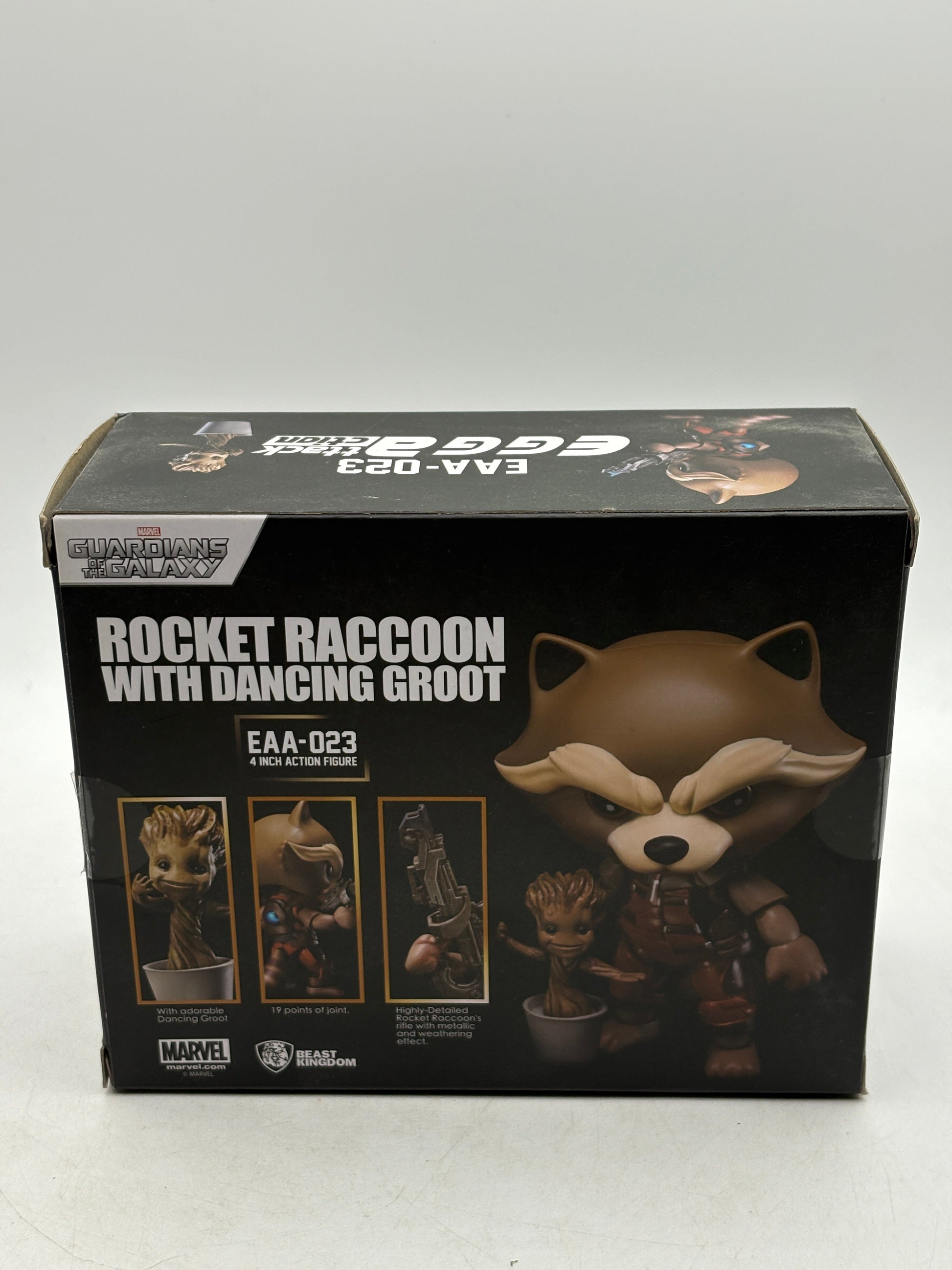 NEW! GOTG Rocket Raccoon & Dancing Groot Egg Attack Figure Beast Kingdom EAA-023 FRENLY BRICKS - Open 7 Days