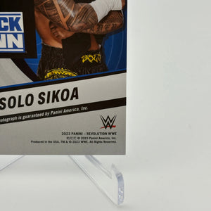 2023 Revolution WWE Autographs Sunburst #AGSLS Solo Sikoa Auto /99 FRENLY BRICKS - Open 7 Days
