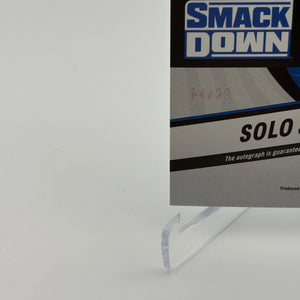 2023 Revolution WWE Autographs Sunburst #AGSLS Solo Sikoa Auto /99 FRENLY BRICKS - Open 7 Days