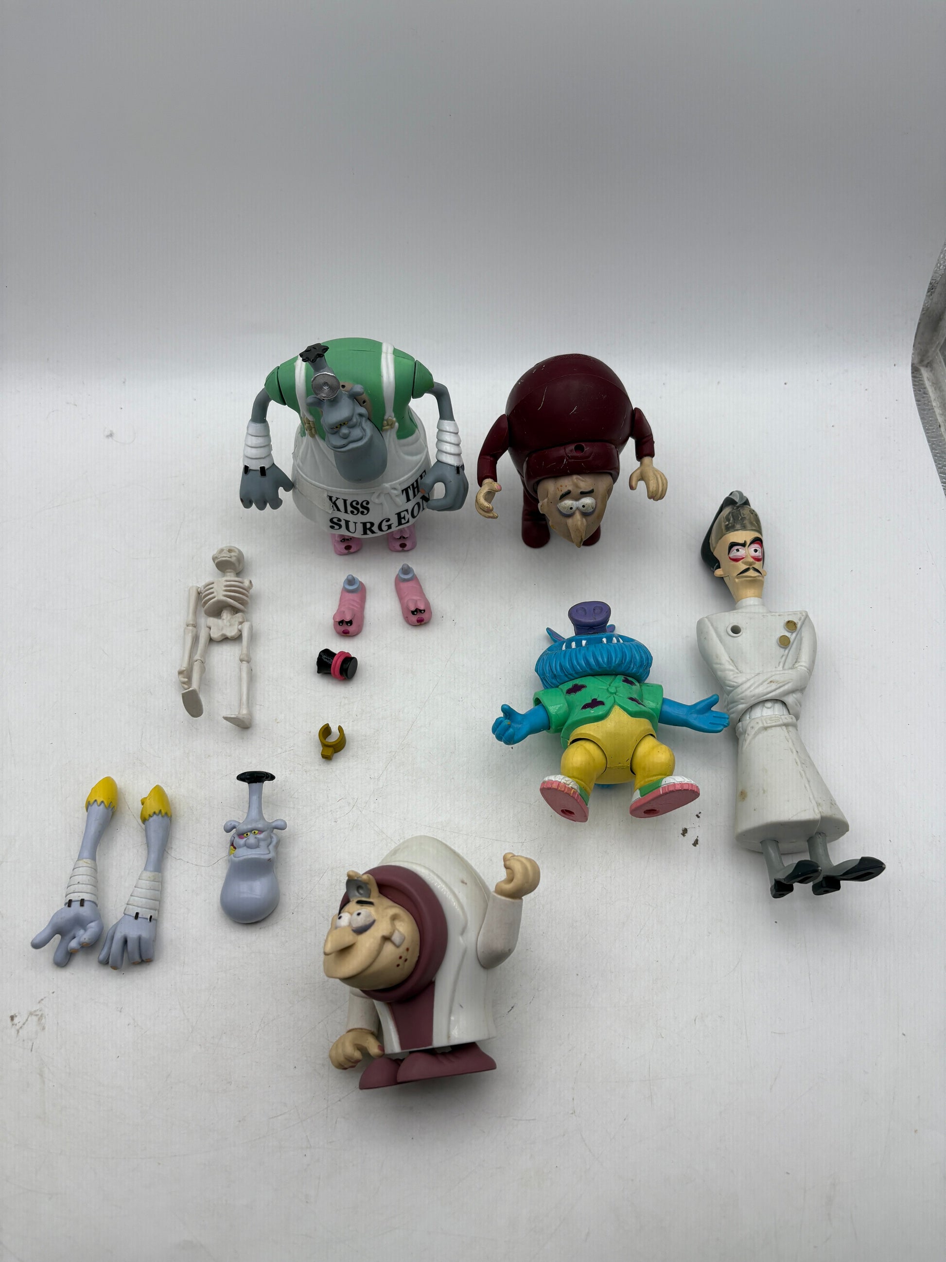 1998 Dreamworks Toonsylvania Loose Action Figure Lot + Accessories FRENLY BRICKS - Open 7 Days