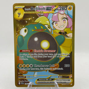 Pokemon TCG Journey Together - Iono’s Bellibolt EX 188/159 NM Secret FRENLY BRICKS - Open 7 Days