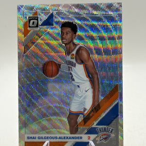 2019-20 Optic Shai Gilgeous Alexander #113 Silver Wave Prizm Thunder 2nd YR FRENLY BRICKS - Open 7 Days
