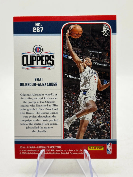 2018-19 Panini Chronicles #267 Shai Gilgeous-Alexander Marquee Rookie FRENLY BRICKS - Open 7 Days